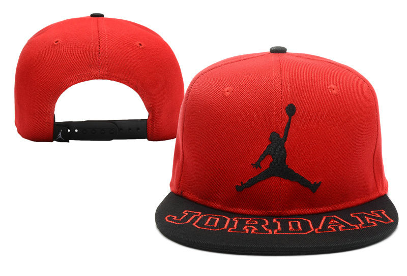 Jordan Red Snapback Hat XDF1 0512